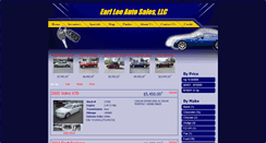 Desktop Screenshot of earlleeautosales.com